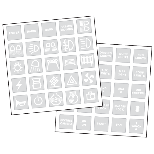 4WD Sticker Set by Narva